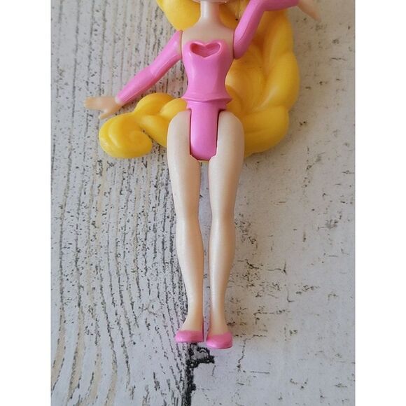 Hasbro Pink outfit tangled princess Disney mini doll toy figure - Picture 3 of 4